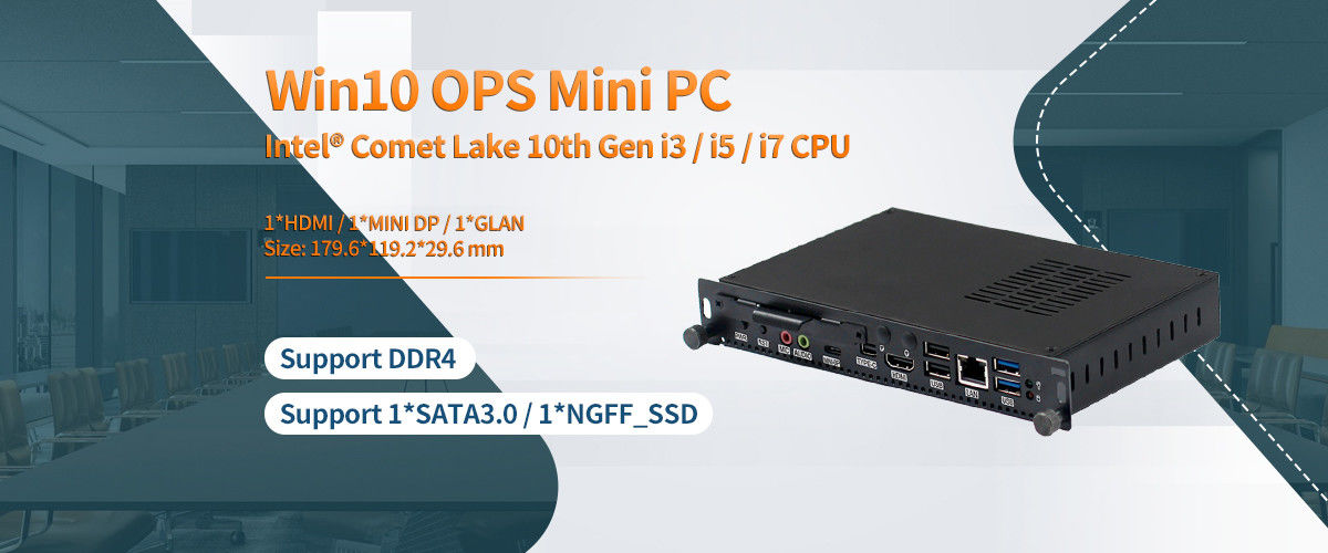 10th Gen I3-10110U Industrial OPS Mini PC For Classroom Teaching Whiteboard