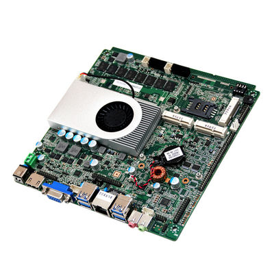 Broadwell-U I7-5500U Mini Itx Industrial Motherboard Dual Cores 6 COM VGA Lvds 4G Ram