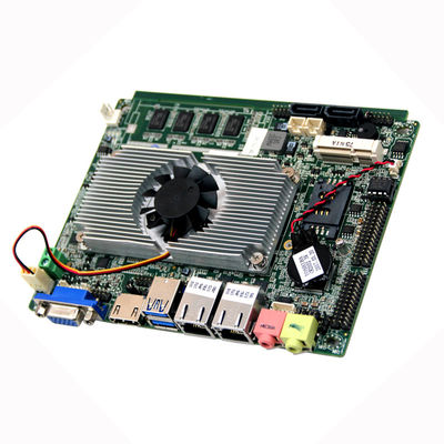 Haswell I5-4200U 3.5" Industrial Pc Motherboards 6 COM 2 LAN 4GB RAM With Aluminum Fan