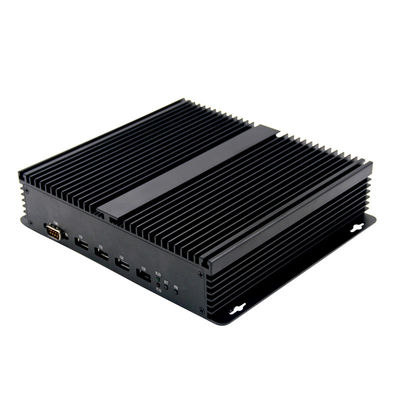 Celeron® Bay Trail J1800 Fanless Industrial Mini PC 6COM 1LAN VGA HDMI display computer