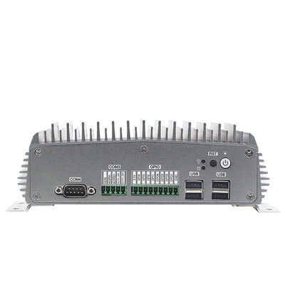 Fanless Mini Embedded PC Quad Core E3940 J3455 6COM 1LAN Wide Voltage