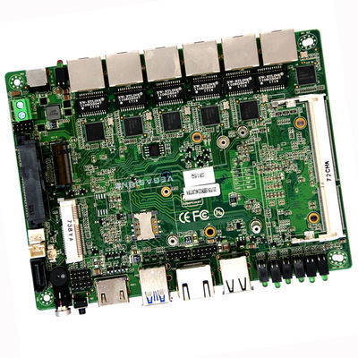 3.5" Intel 5th Broadwell-U I7-5500U Mini Motherboard 6 LAN Pfsense Router Support AES-NI