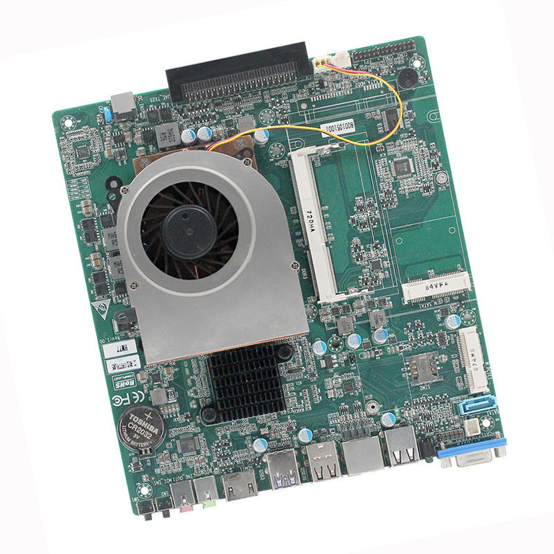 QM77/HM77 OPS Embedded Industrial Pc Mainboard For Interactive Education Machine DC12-19V