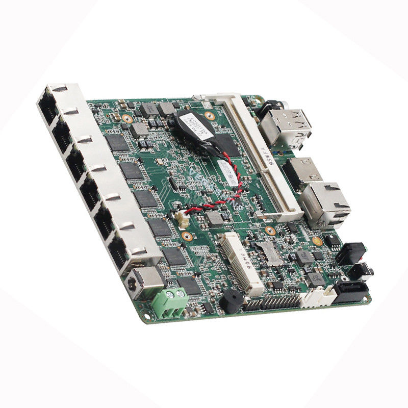 Bay Trail J1800 J1900 N2806 E3845 6 Gigabit LAN Nano Firewall Computer Motherboard Network Security Mainboard